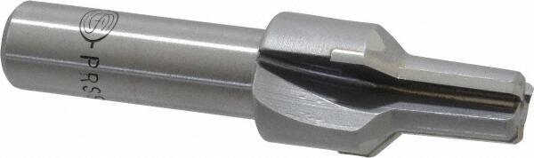 Scientific Cutting Tools - 0.45" Diam, 0.409" Small End Diam, 1/2" Straight Shank, 1.405" Flute, Taper Pipe Reamer - Americas Industrial Supply