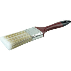2″ Varnish Brush, Poly/Nylon Fill, 2-3/4″ Trim Length, Red Foam Handle - Americas Industrial Supply