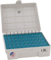 Meyer Gage - 50 Piece, 0.011-0.06 Inch Diameter Plug and Pin Gage Set - Minus 0.0001 Inch Tolerance, Class Z - Americas Industrial Supply