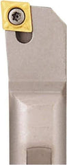 Seco - 0.812" Min Bore Diam, 10" OAL, 10mm Shank Diam, E-SCLC Indexable Boring Bar - CC.. 21.5.. Insert, Screw Holding Method - Americas Industrial Supply