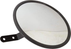 PRO-SAFE - Indoor & Outdoor Round Vehicle/Utility Safety, Traffic & Inspection Mirrors - Glass Lens, 8" Diam - Americas Industrial Supply