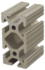 80/20 Inc. - 48 Inches Long x 1-1/2 Inches Wide x 3 Inches High, T Slotted Aluminum Extrusion - 2.0798 Square Inches, Clear Anodized Finish - Americas Industrial Supply