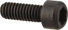 Value Collection - #2-64 UNF Hex Socket Drive, Socket Cap Screw - Alloy Steel, Black Oxide Finish, Fully Threaded, 1/4" Length Under Head - Americas Industrial Supply
