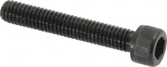 Value Collection - #8-36 UNF Hex Socket Drive, Socket Cap Screw - Alloy Steel, Black Oxide Finish, Fully Threaded, 1" Length Under Head - Americas Industrial Supply