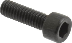 Value Collection - #4-48 UNF Hex Socket Drive, Socket Cap Screw - Alloy Steel, Black Oxide Finish, Fully Threaded, 3/8" Length Under Head - Americas Industrial Supply