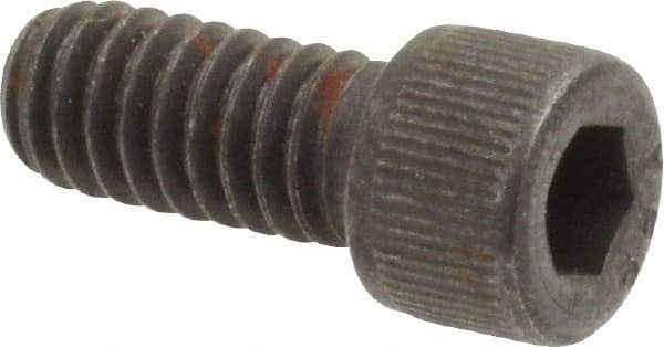 Value Collection - #12-24 UNC Hex Socket Drive, Socket Cap Screw - Alloy Steel, Black Oxide Finish, Fully Threaded, 1/2" Length Under Head - Americas Industrial Supply