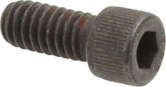 Value Collection - #12-24 UNC Hex Socket Drive, Socket Cap Screw - Alloy Steel, Black Oxide Finish, Fully Threaded, 1/2" Length Under Head - Americas Industrial Supply