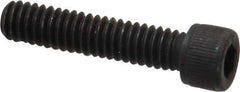Value Collection - #12-24 UNC Hex Socket Drive, Socket Cap Screw - Alloy Steel, Black Oxide Finish, Fully Threaded, 1" Length Under Head - Americas Industrial Supply