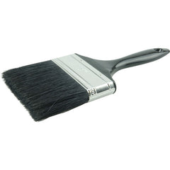 4″ Industrial Varnish Brush, Black China Bristle, 2-3/4″ Trim Length, Blue Plastic Sash - Americas Industrial Supply