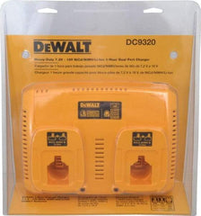 DeWALT - 7.2 to 18 Volt, 2 Battery Lithium-Ion, NiCad & NiMH Power Tool Charger - 1 hr to Charge - Americas Industrial Supply