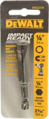 DeWALT - 1/4" Magnetic Nutsetter - 1/4" Hex Drive, 2-9/16" OAL - Americas Industrial Supply