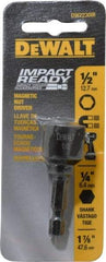 DeWALT - 7/8" Magnetic Nutsetter - 1/4" Hex Drive, 1-7/8" OAL - Americas Industrial Supply