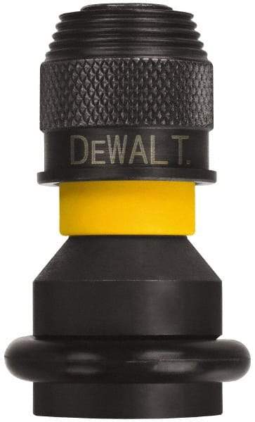 DeWALT - 1/2" Square Size Square to Hex Adapter - 1/4" Square Female Drive, 3" OAL - Americas Industrial Supply