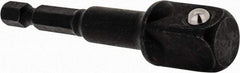 DeWALT - 1/2" Square Size Hex to Square Adapter - 1/4" Hex Drive - Americas Industrial Supply