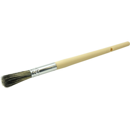 #2 7/16″ Round Sash Brush, Grey Bristle Fill, 1-3/4″ Trim Length, Plain Foam Handle - Americas Industrial Supply