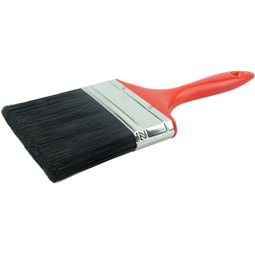 Vortec Pro 4″ Disposable Chip and Oil Brush, Black Synthetic, 2-3/4″ Trim Length, Plastic Handle - Americas Industrial Supply