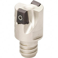 Iscar - 3/4" Cut Diam, 0.315" Max Depth of Cut, Indexable Square Shoulder Helical End Mill - T12 Modular Connection, 90° Lead Angle, Through Coolant, Series Helitang, Multimaster - Americas Industrial Supply