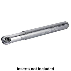 Kennametal - 6mm Cut Diam, 3mm Max Depth of Cut, 6mm Shank Diam, 100mm OAL, Indexable Ball Nose End Mill - 20mm Head Length, Straight Shank, KDMB Toolholder, KDM. 06.. Insert - Americas Industrial Supply