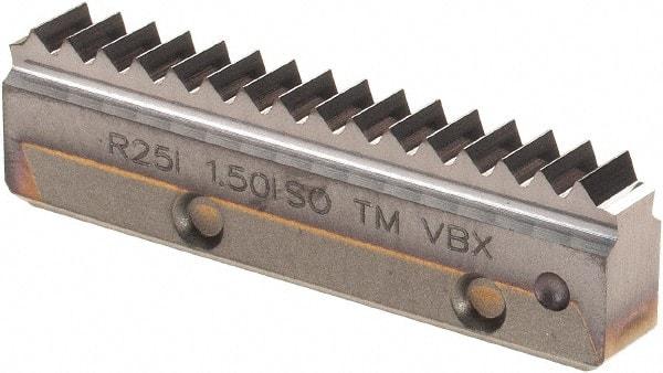 Vargus - 1.5mm Pitch, Internal Thread, ISO Standard, R25I VBX Grade Thread Mill Insert - Carbide, TiCN Coating - Americas Industrial Supply