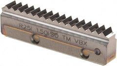Vargus - 1.5mm Pitch, Internal Thread, ISO Standard, R25I VBX Grade Thread Mill Insert - Carbide, TiCN Coating - Americas Industrial Supply