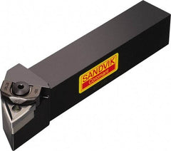 Sandvik Coromant - WTJN, Right Hand Cut, -3° Lead Angle, 1-1/4" Shank Height x 1-1/4" Shank Width, Negative Rake Indexable Turning Toolholder - 6" OAL, TNMG 27 06 12 Insert Compatibility, Series T-Max P - Americas Industrial Supply