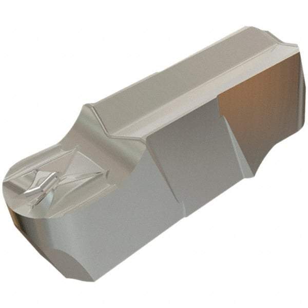 Iscar - 400E200GIFI Grade IC808, 4mm Cutting Width Carbide Grooving Insert - 14mm Max Depth of Cut, Neutral, 2mm Corner Radius, TiAlN Finish - Americas Industrial Supply