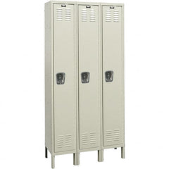 Hallowell - 3 Door, 1 Tier, Premium Wardrobe Lockers - Americas Industrial Supply
