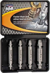 Alden - 4 Piece Bolt & Screw Extractor Set - 3/8" Drive - Americas Industrial Supply