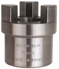 Boston Gear - 1" Max Bore Diam, FC20 Coupling Size, Flexible Half Coupling - 2" OD, 3.69" OAL, Steel - Americas Industrial Supply