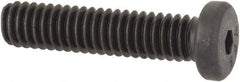 Value Collection - #8-32 UNC Hex Socket Drive, Low Socket Cap Screw - Alloy Steel, Black Oxide Finish, Fully Threaded, 3/4" Length Under Head - Americas Industrial Supply