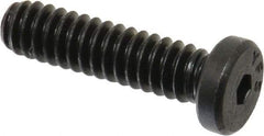 Value Collection - #10-24 UNC Hex Socket Drive, Low Socket Cap Screw - Alloy Steel, Black Oxide Finish, Fully Threaded, 3/4" Length Under Head - Americas Industrial Supply