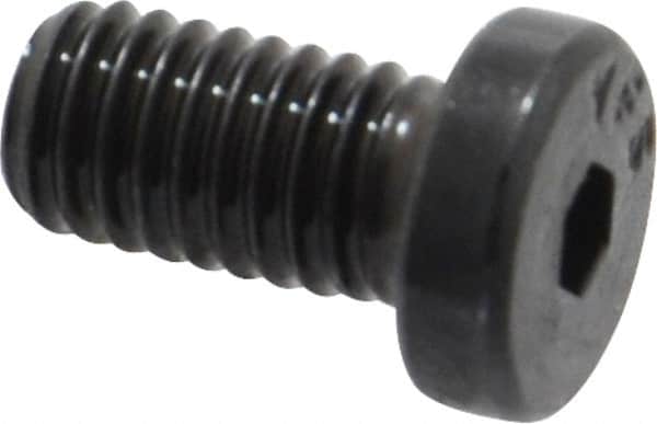 Value Collection - #10-32 UNF Hex Socket Drive, Low Socket Cap Screw - Alloy Steel, Black Oxide Finish, Fully Threaded, 3/8" Length Under Head - Americas Industrial Supply
