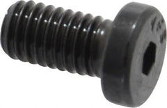 Value Collection - #10-32 UNF Hex Socket Drive, Low Socket Cap Screw - Alloy Steel, Black Oxide Finish, Fully Threaded, 3/8" Length Under Head - Americas Industrial Supply