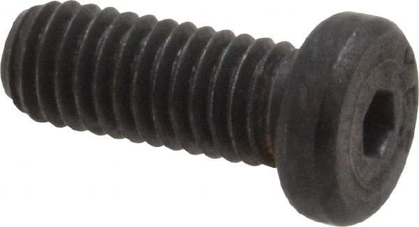 Value Collection - #10-32 UNF Hex Socket Drive, Low Socket Cap Screw - Alloy Steel, Black Oxide Finish, Fully Threaded, 1/2" Length Under Head - Americas Industrial Supply
