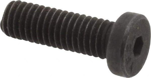 Value Collection - #10-32 UNF Hex Socket Drive, Low Socket Cap Screw - Alloy Steel, Black Oxide Finish, Fully Threaded, 5/8" Length Under Head - Americas Industrial Supply