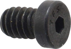 Value Collection - 1/4-20 UNC Hex Socket Drive, Low Socket Cap Screw - Alloy Steel, Black Oxide Finish, Fully Threaded, 3/8" Length Under Head - Americas Industrial Supply