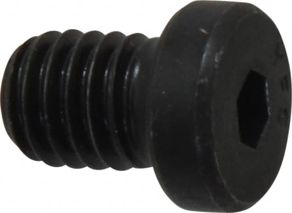 Value Collection - 3/8-16 UNC Hex Socket Drive, Low Socket Cap Screw - Alloy Steel, Black Oxide Finish, Fully Threaded, 1/2" Length Under Head - Americas Industrial Supply