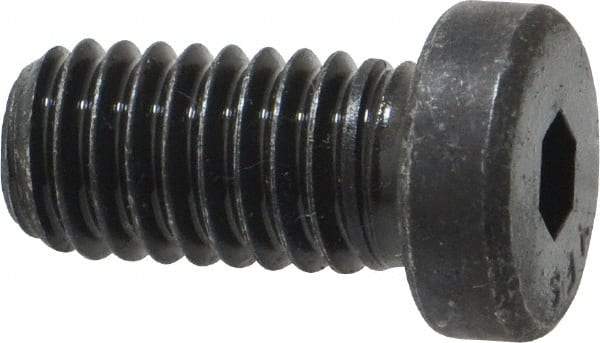 Value Collection - 3/8-16 UNC Hex Socket Drive, Low Socket Cap Screw - Alloy Steel, Black Oxide Finish, Fully Threaded, 3/4" Length Under Head - Americas Industrial Supply