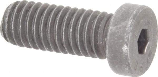 Value Collection - 3/8-16 UNC Hex Socket Drive, Low Socket Cap Screw - Alloy Steel, Black Oxide Finish, Fully Threaded, 1" Length Under Head - Americas Industrial Supply