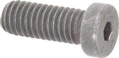 Value Collection - 3/8-16 UNC Hex Socket Drive, Low Socket Cap Screw - Alloy Steel, Black Oxide Finish, Fully Threaded, 1" Length Under Head - Americas Industrial Supply