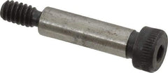 Value Collection - 1/4" Shoulder Diam x 7/8" Shoulder Length, #10-24 UNC, Hex Socket Shoulder Screw - 4140 Alloy Steel, Uncoated, 3/16" Head Height x 3/8" Head Diam - Americas Industrial Supply