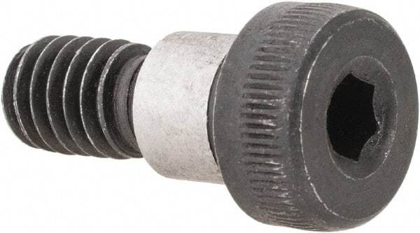 Value Collection - 3/8" Shoulder Diam x 5/16" Shoulder Length, 5/16-18 UNC, Hex Socket Shoulder Screw - 4140 Alloy Steel, Uncoated, 1/4" Head Height x 9/16" Head Diam - Americas Industrial Supply