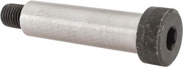 Value Collection - 1-1/4" Shoulder Diam x 4-1/2" Shoulder Length, 7/8-9 UNC, Hex Socket Shoulder Screw - 4140 Alloy Steel, Uncoated, 3/4" Head Height x 1-3/4" Head Diam - Americas Industrial Supply