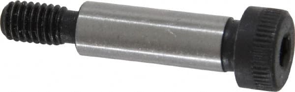 Value Collection - 1/4" Shoulder Diam x 3/4" Shoulder Length, #10-32 UNF, Hex Socket Shoulder Screw - 4140 Alloy Steel, Uncoated, 3/16" Head Height x 3/8" Head Diam - Americas Industrial Supply