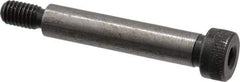Value Collection - 1/4" Shoulder Diam x 1-1/4" Shoulder Length, #10-32 UNF, Hex Socket Shoulder Screw - 4140 Alloy Steel, Uncoated, 3/16" Head Height x 3/8" Head Diam - Americas Industrial Supply
