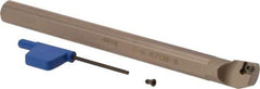 Iscar - 0.622" Min Bore Diam, 6" OAL, 1/2" Shank Diam, S-SCLC Indexable Boring Bar - CC.T 2 Insert, Screw Holding Method - Americas Industrial Supply