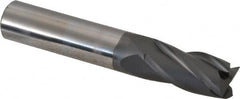 Niagara Cutter - 1/2", 1" LOC, 1/2" Shank Diam, 3" OAL, 4 Flute, Solid Carbide Square End Mill - Single End, Diamond Finish, Spiral Flute, 30° Helix, Right Hand Cut, Right Hand Flute, Series DIA430 - Americas Industrial Supply