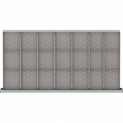 LISTA - 21-Compartment Drawer Divider Layout for 3.15" High Drawers - Americas Industrial Supply