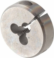 Cle-Line - #6-32 UNC High Speed Steel Round Adjustable Die - Americas Industrial Supply