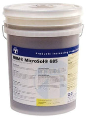 Master Fluid Solutions - Trim MicroSol 685, 5 Gal Pail Cutting & Grinding Fluid - Semisynthetic, For Machining - Americas Industrial Supply